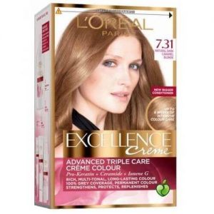 L’Oreal Paris Excellence Crème Hair Color - 7.31 Blonde Caramel